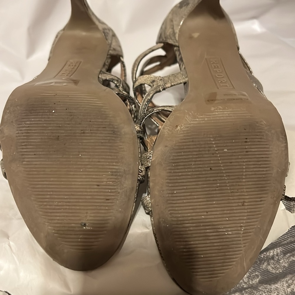 Strappy Python Print Gladiator Like Heels - image 6